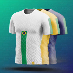 KIT Estampa Faixa Brasil